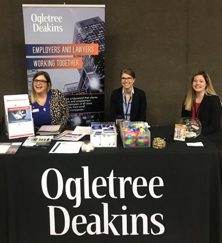 Ogletree Deakins conference booth